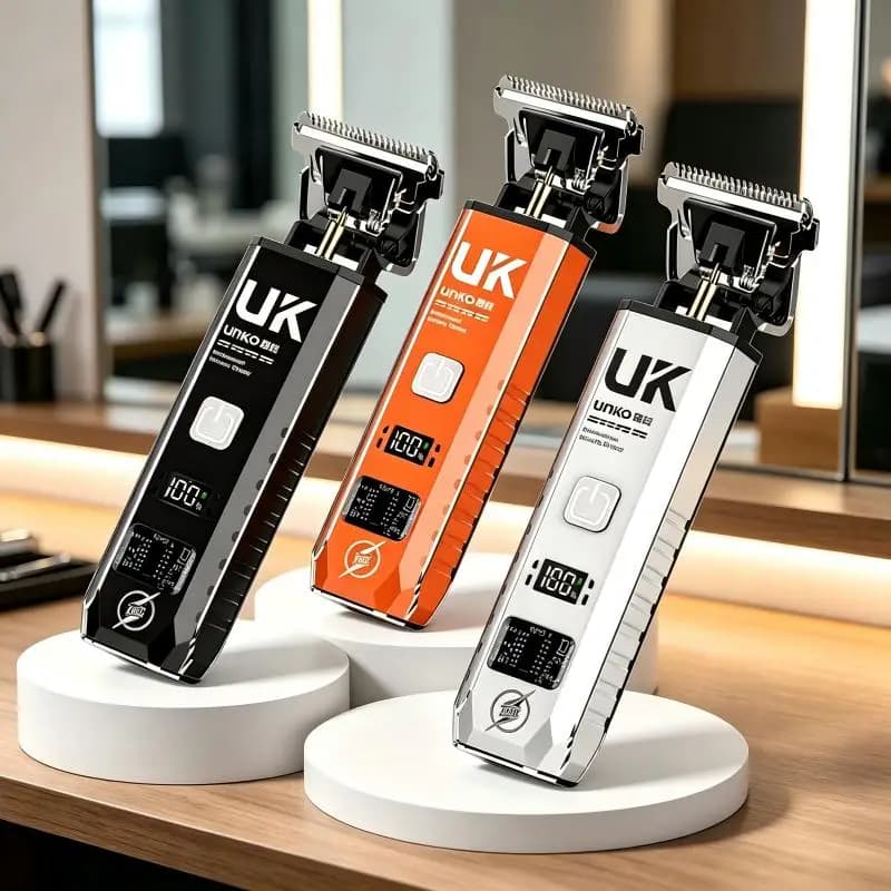 T9 Hair Trimmer for Men Cordless Beard Clipper 4 Guide Combs Brush USB Cable Low Decibel Quiet Motor Shaver Home Haircut Tool
