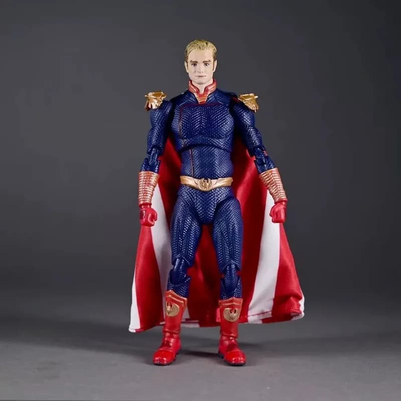 Hot Homelander Versione Danneggiata in Combattimento The Boys Action Figure da Collezione in PVC con Mantello Staccabile, Confezionata
