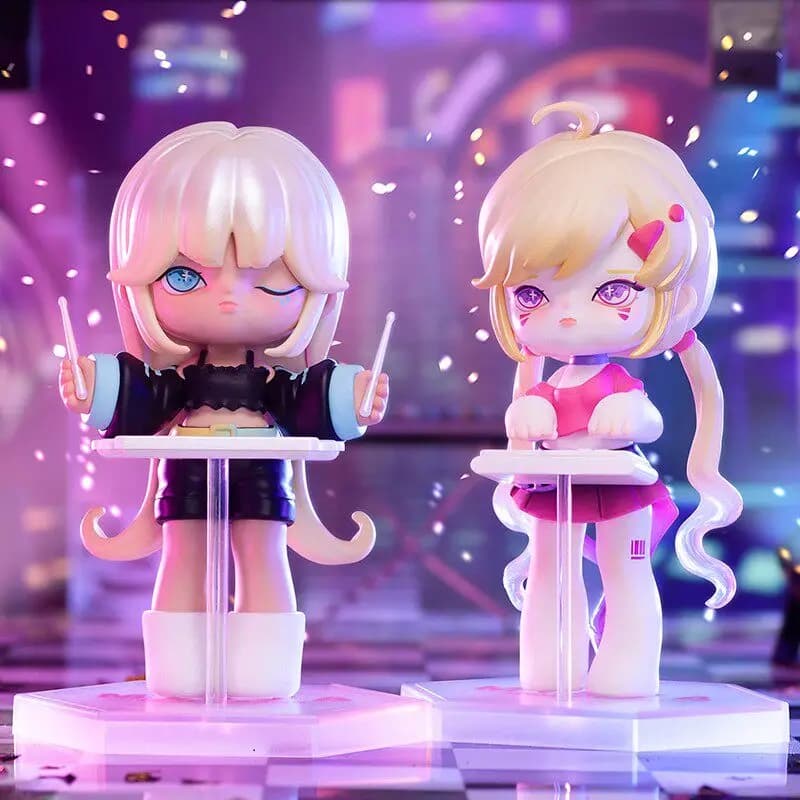 LUCKY EMMA MISYA Idol Band Series Blind Box Pop Culture Collectibles Cute Decorative Backpack Accessory Figures Doll Gifts