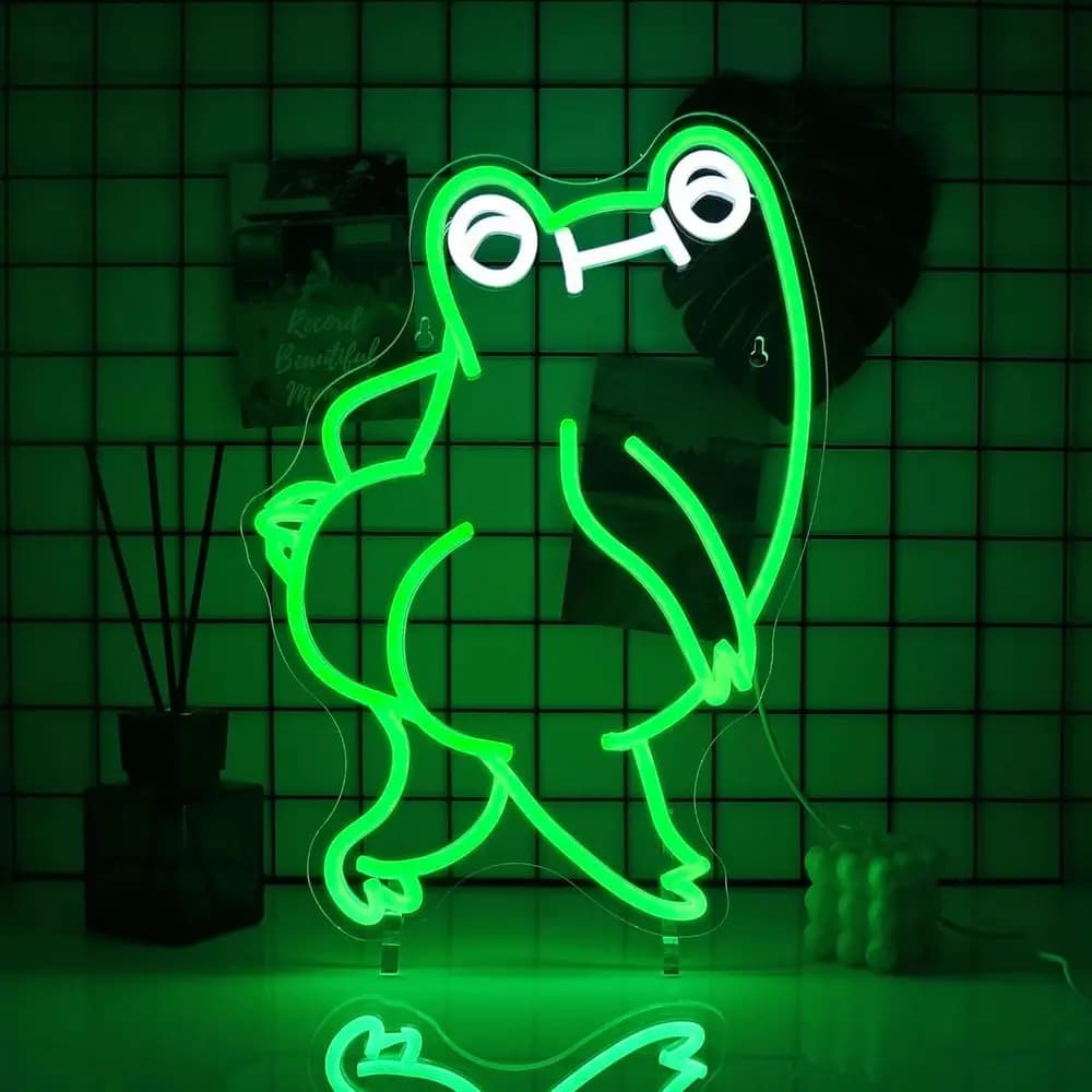 Insegna al Neon Divertente o Decorazione Murale, Insegne Luminose a LED per Bar, Decorazione per Stanza, Insegna Luminosa al Neon, Decorazione ROG, Alimentazione USB