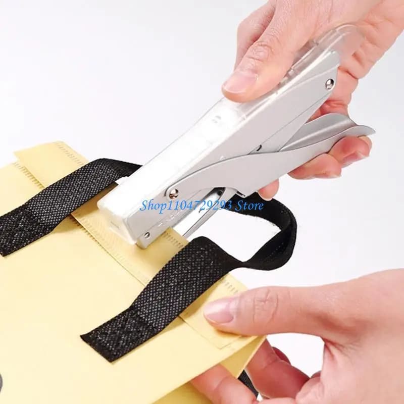 Y2GD Cucitrice portatile Cucitrice per carichi pesanti Cucitrice da scrivania per risparmio lavoro 10 fogli Capacità per per