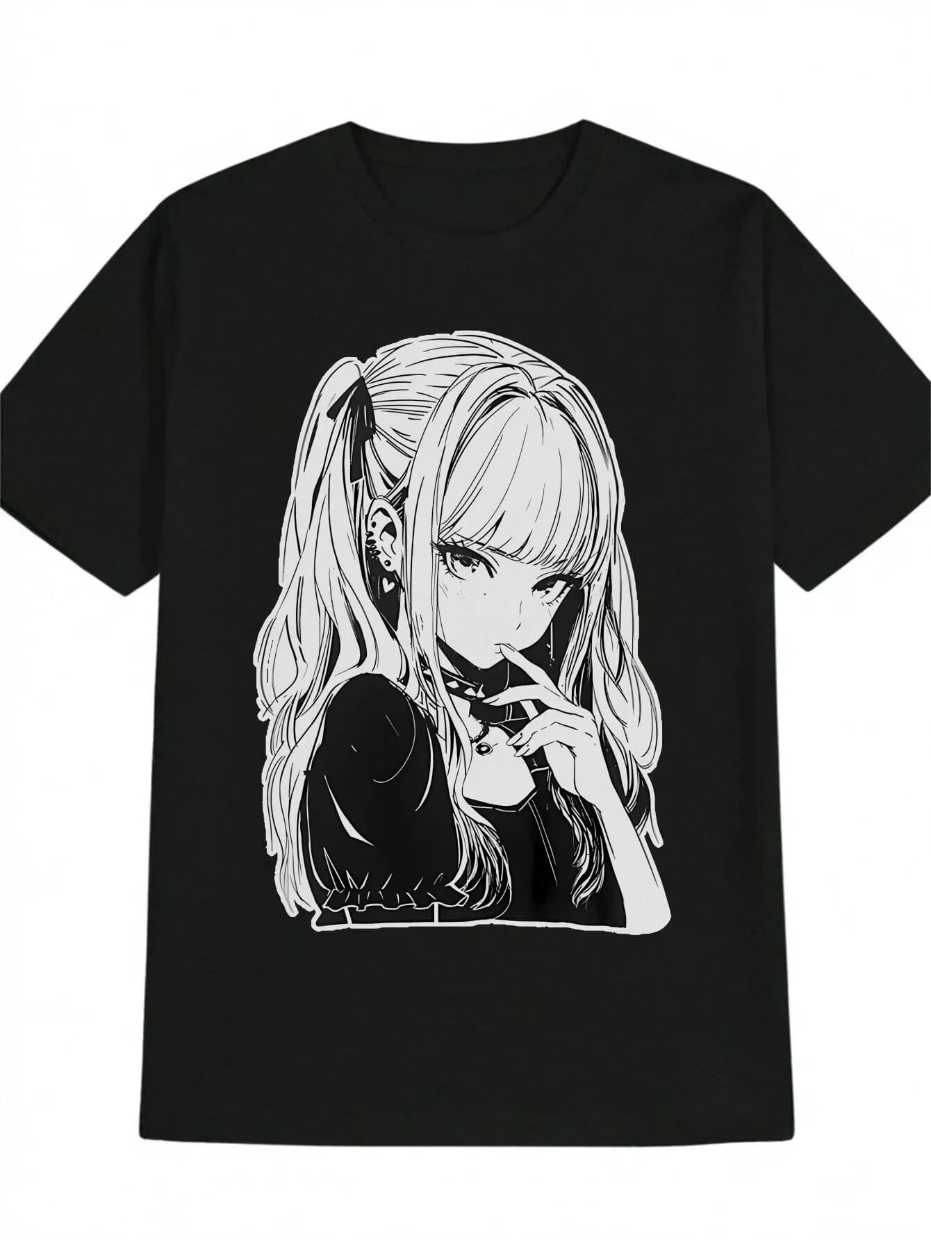 T-shirt casual da uomo con scollo rotondo, maglietta da uomo con motivo stampato, regalo da uomo