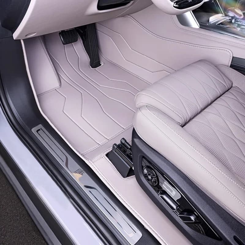 For BYD TAN TANG EV 7 SEATS 2022-Personal Leather Nappa Auto Piede Protect Zerbino Luxury Cars Waterproof Floor Pad Accessory