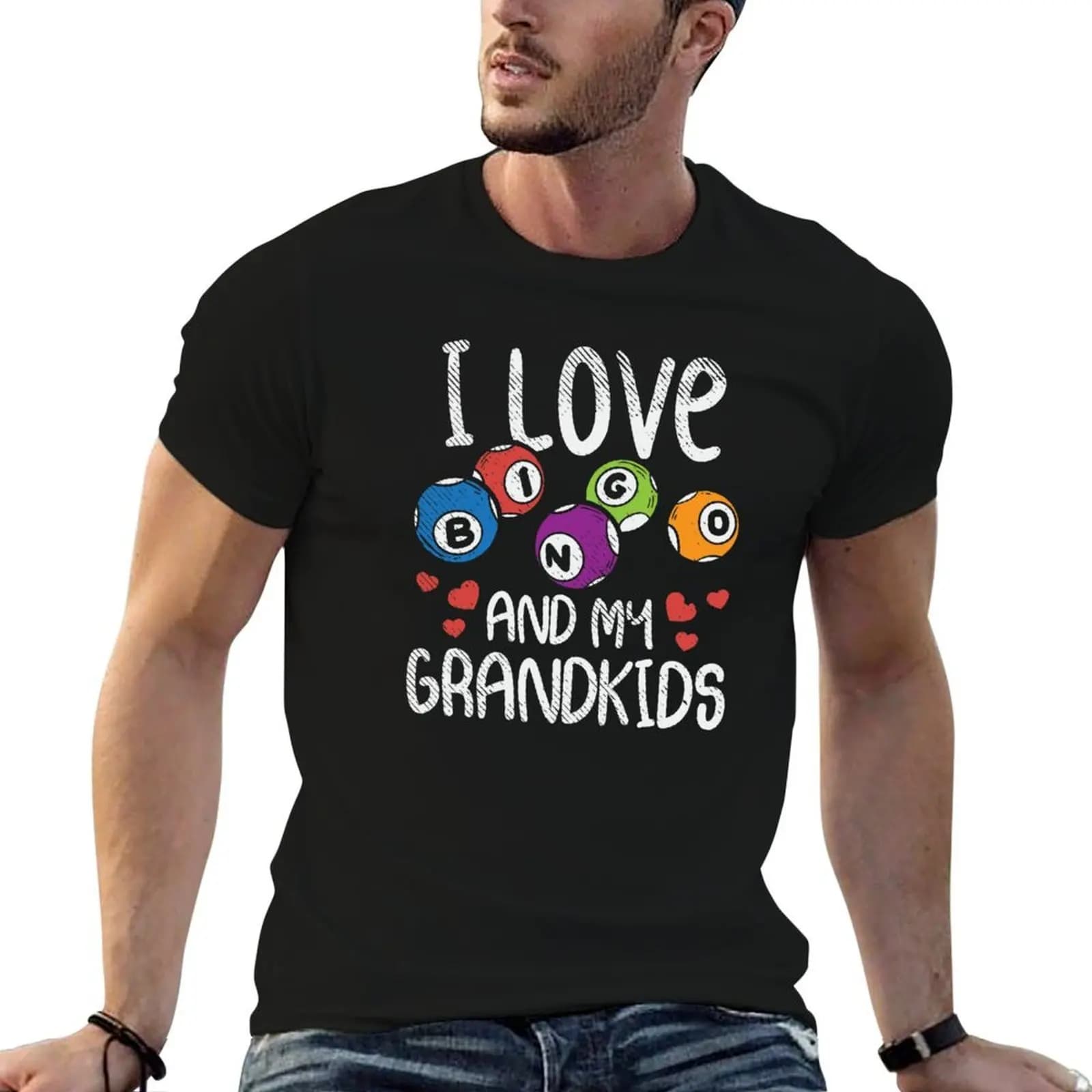 Bingo Lover Cards Game Player Bingo Caller Gift T-Shirt vintage anime shirt anime shirt mens workout shirts