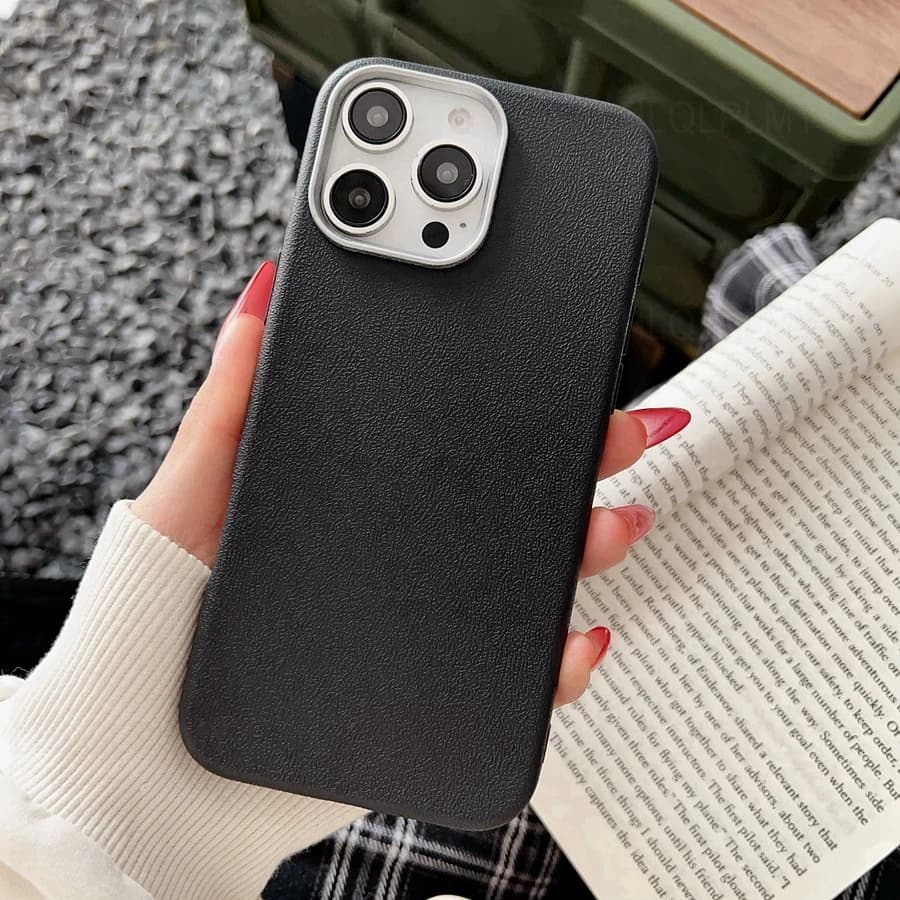 Custodia Morbida in TPU con Texture Opaca Semplice per Apple iPhone 16 15 14 Plus 13 12 11 Pro Max XS X XR 16E 6S 6 7 8 - Cover in Silicone per Telefono