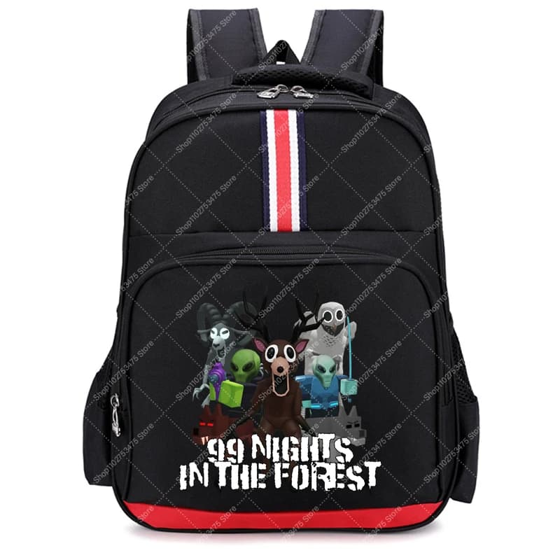 Game 99 Nights in The Forest Backpack Kids Cartoon Cute Schoolbag Boy Large Capacity Knapsack Children Book Bag Accessories Gift
