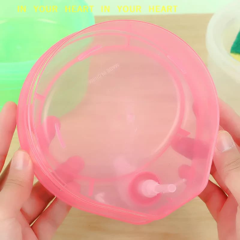 【X】Auto Soap Dispenser Dishwashing Brush Set Kitchen Dishwashing Liquid Sponge Dispenser Press