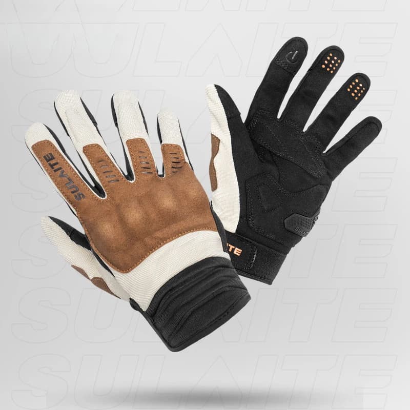 Guanti da moto per la primavera ed estate, guanti traspiranti in PVC a dita intere, guanti da boxe conduttivi per touchscreen, attrezzatura da moto