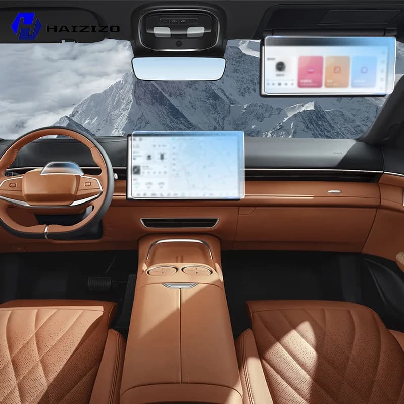 Pellicola Protettiva Opaca per Schermo Interno Auto Deepal S07 2024-2026, Protezione Console GPS, Schermo LCD, Pellicola TPU Antigraffio PPF