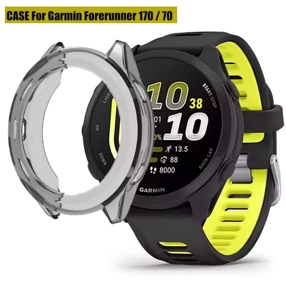 For Garmin Forerunner 170 TPU Protective Case Samrt Watch Strap Cover Bumper Smart Accessories For Garmin Forerunner170