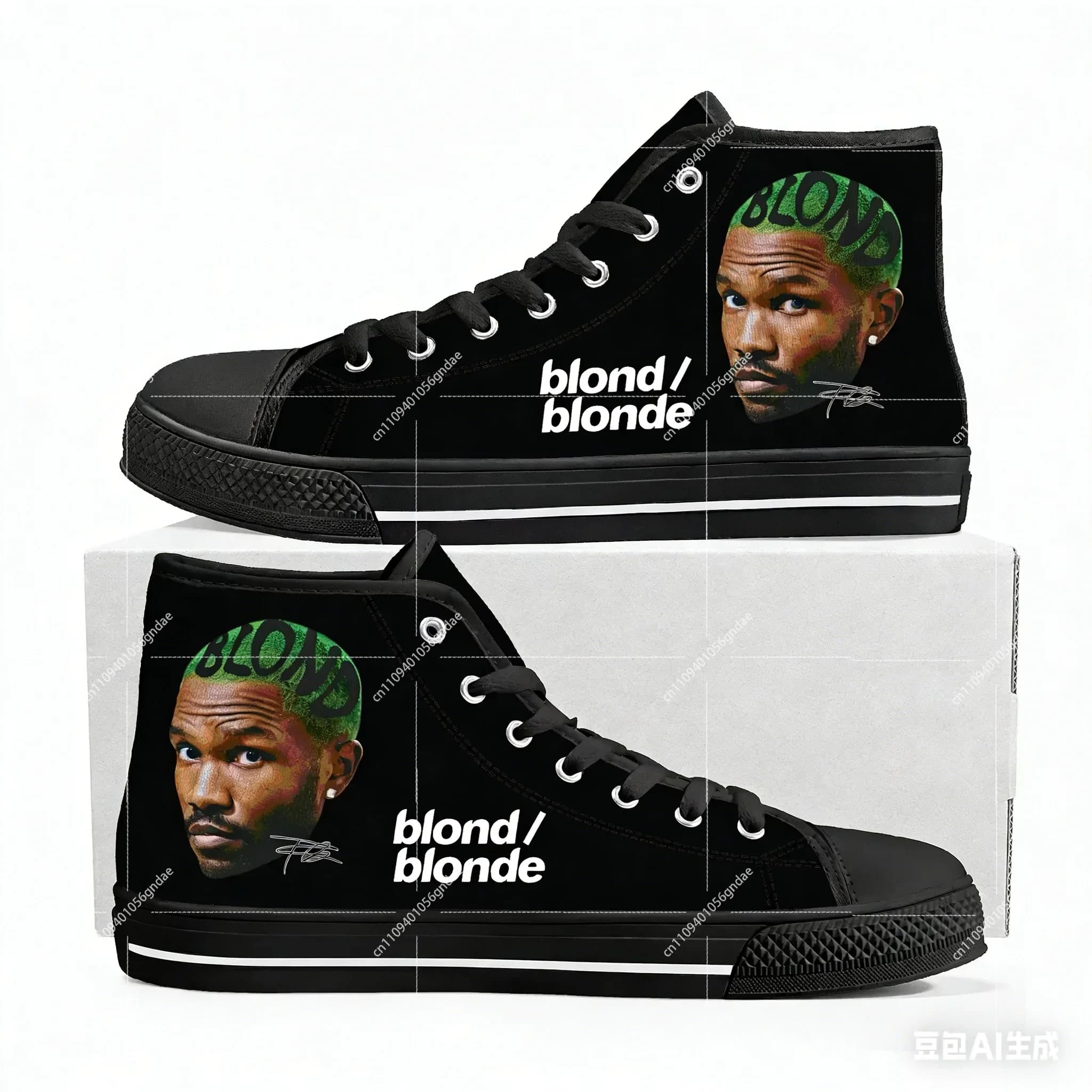 F-Frank O-Ocean Hip hop Rock Singer High Top Sneakers Mens Womens Lightweight Canvas Sneaker Ghana Hiking Casual Custom Shoes