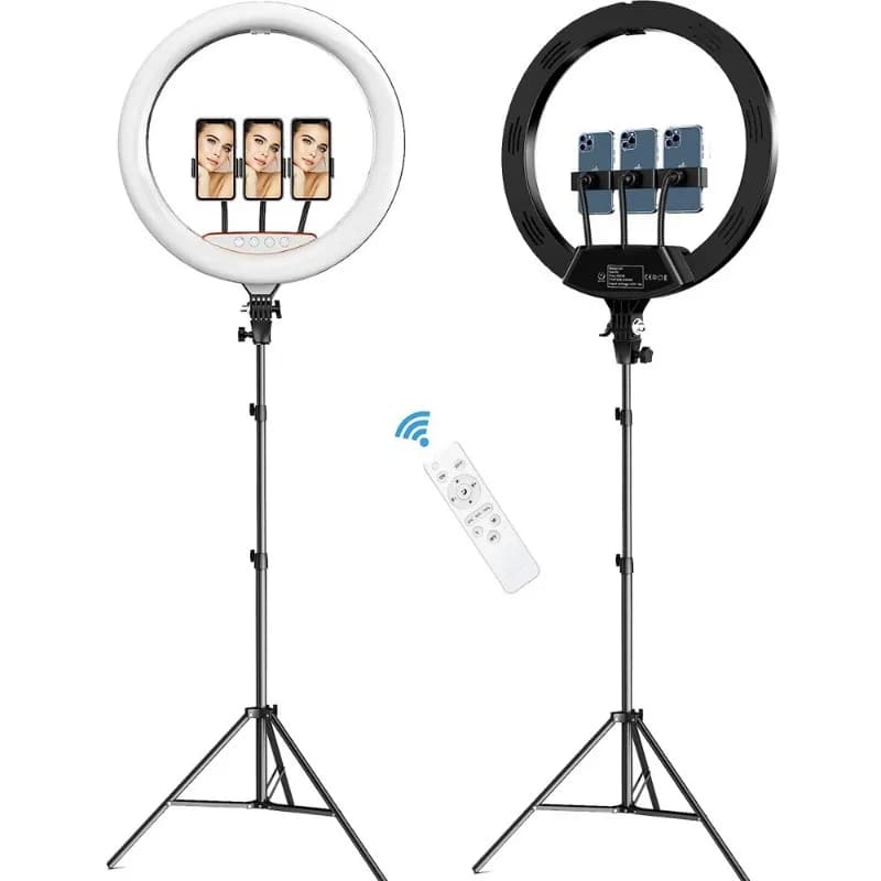 Live Filling Light Beauty Photo Ring Light for Cell Phone, Indoor Lighting