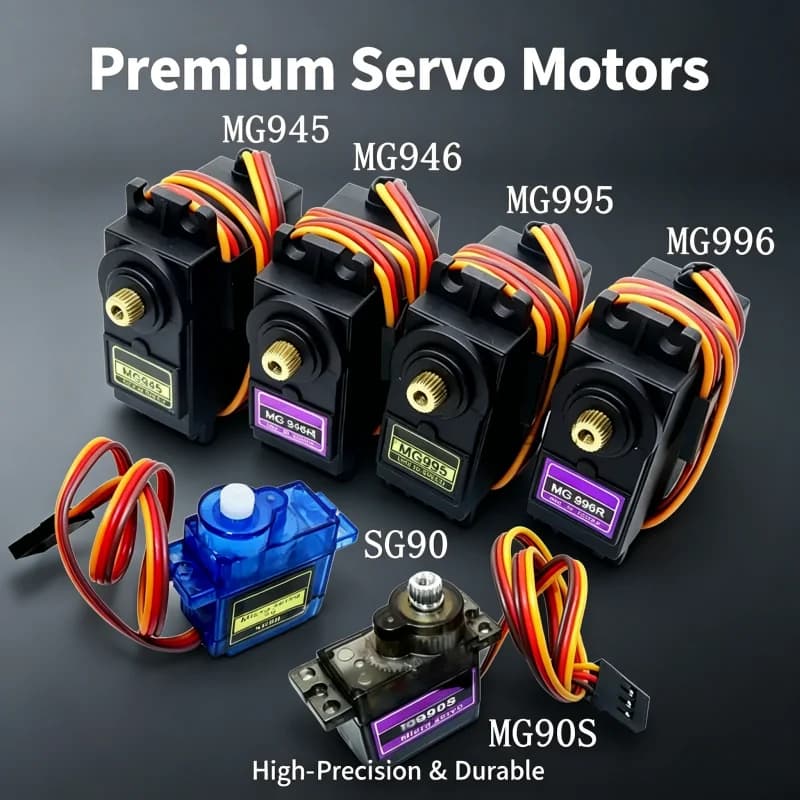 Arduino DIY 180/360 SG90 MG90S MG995 MG996R Servo Digitale con Ingranaggi in Metallo per Modellini di Aerei, Elicotteri, Barche e Velivoli ad Ala Fissa