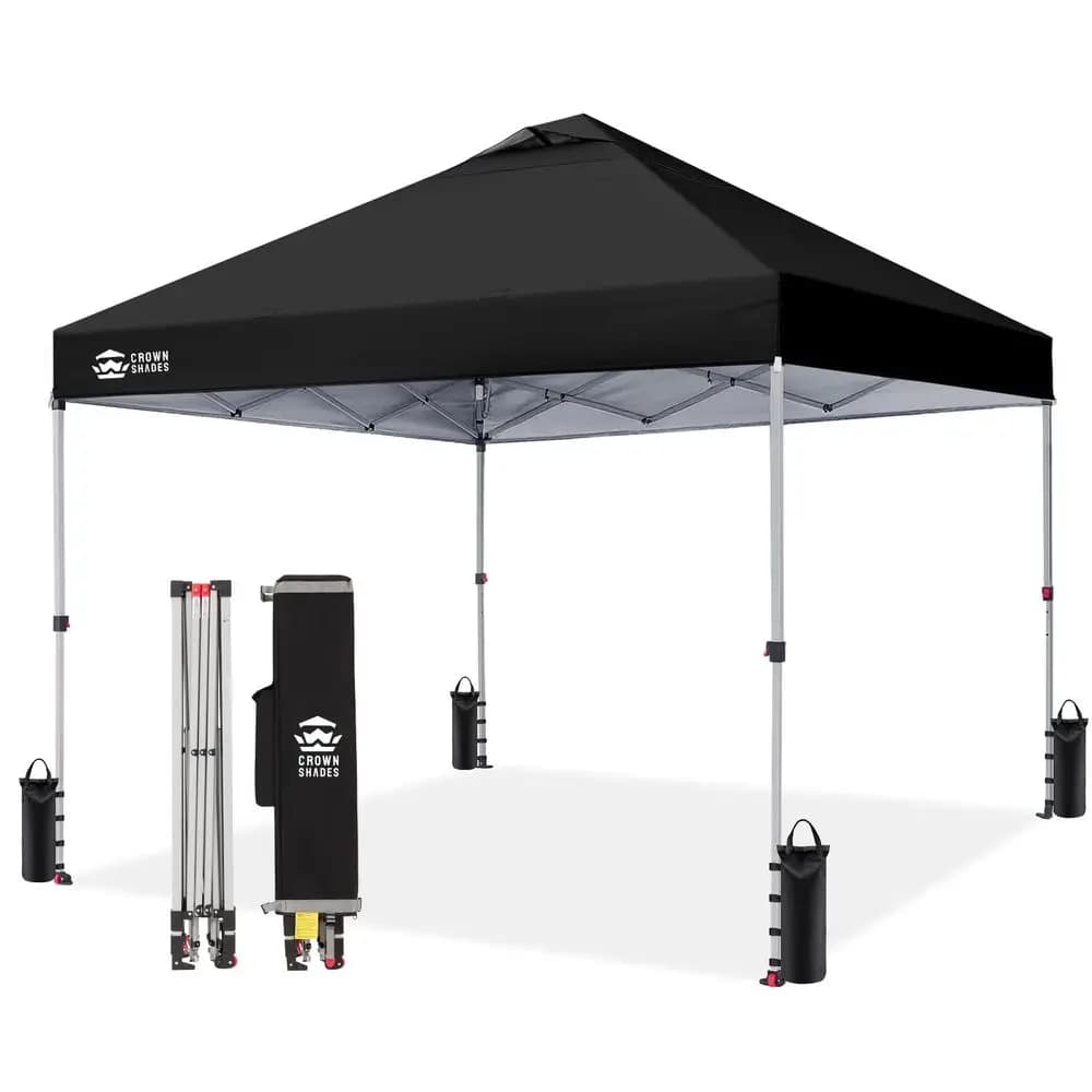 Gazebo Pop-Up 10x10 con montaggio CenterLok One Push, tenda da spiaggia e protezione solare per eventi, feste, campeggio