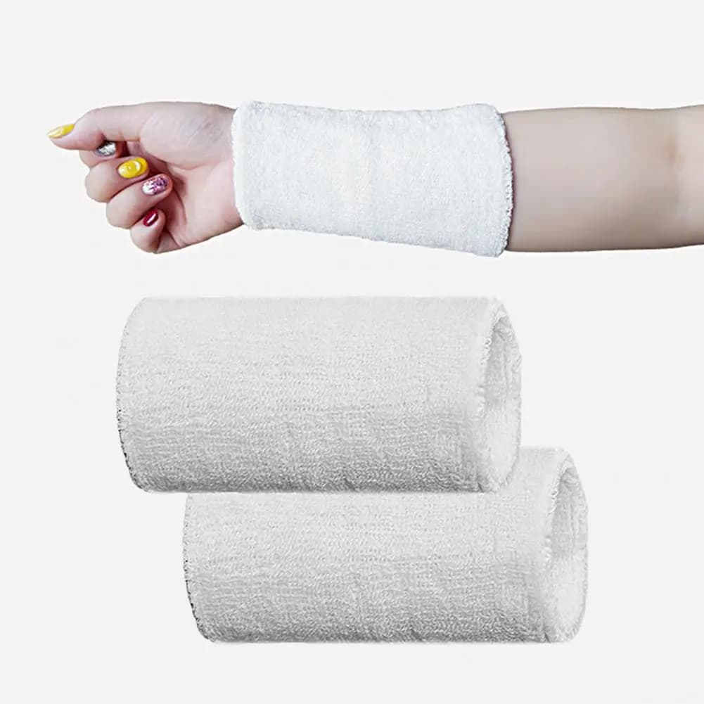 1 pz tutore per il polso cinturino per il polso Tennis Sport Wristband pallavolo palestra supporto per il polso fascia per il sudore braccialetto per asciugamano protezione per il polso
