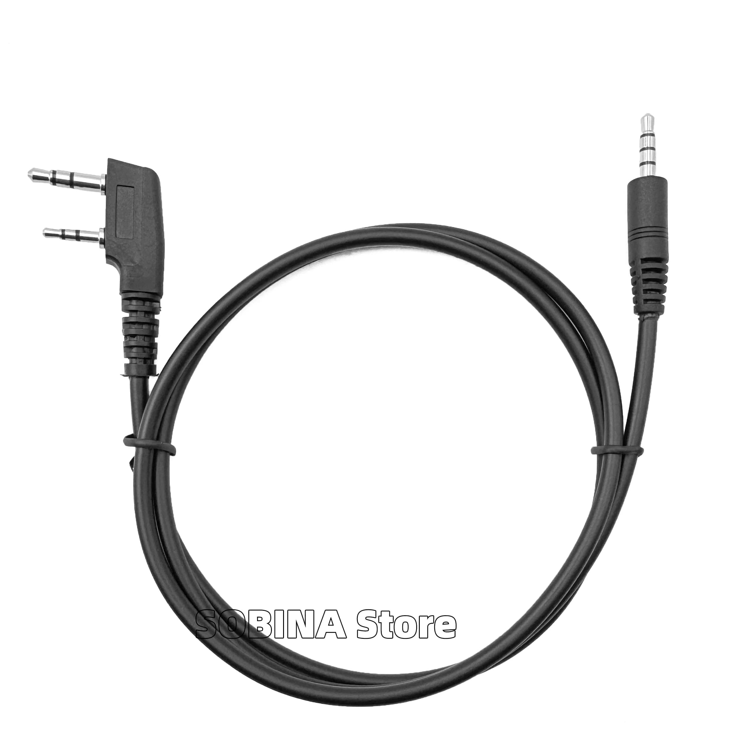 SSTV radio image transmission cable for Baofeng Radio Kenwood Tytera MD380 QUANSHENG K5 K6 Walkie Talkie connected smartphone