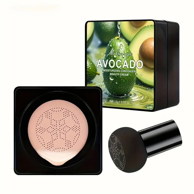 Light and moisturizing regulator, powder cream concealer with long-lasting air cushion, natural make-up effect, primer for make-up with air cushion, cream texture | Long-lasting Bb cream, suitable for all skin tones