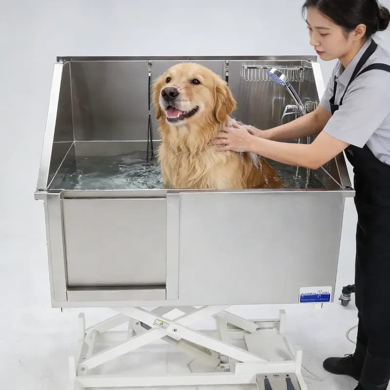 USMILEPET Factory Dog Spa Bathtub Electric Lifting Stainless Steel for Pet Salon Grooming Bathtub for Pet Spa Bathing