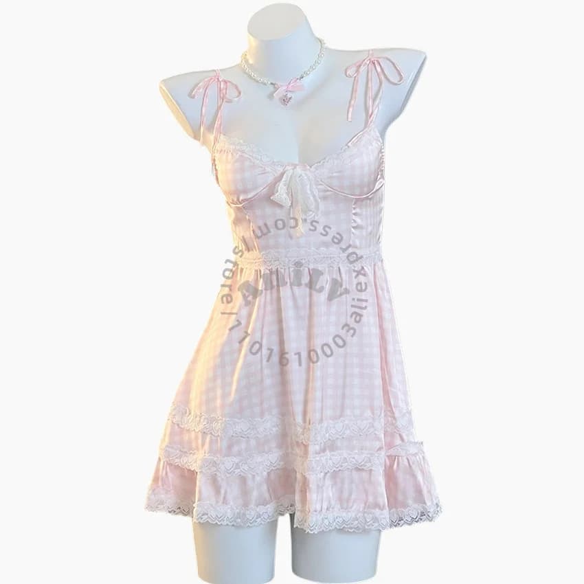 AniLV Costume da Notte Anime Kawaii per Ragazze, Outfit per Cosplay