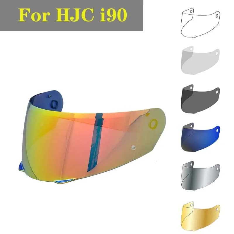 Visiera per casco moto per HJC HJ-33 I90 Lente per casco Anti-UV Scudi di ricambio Casco Accessori per visiera colorata