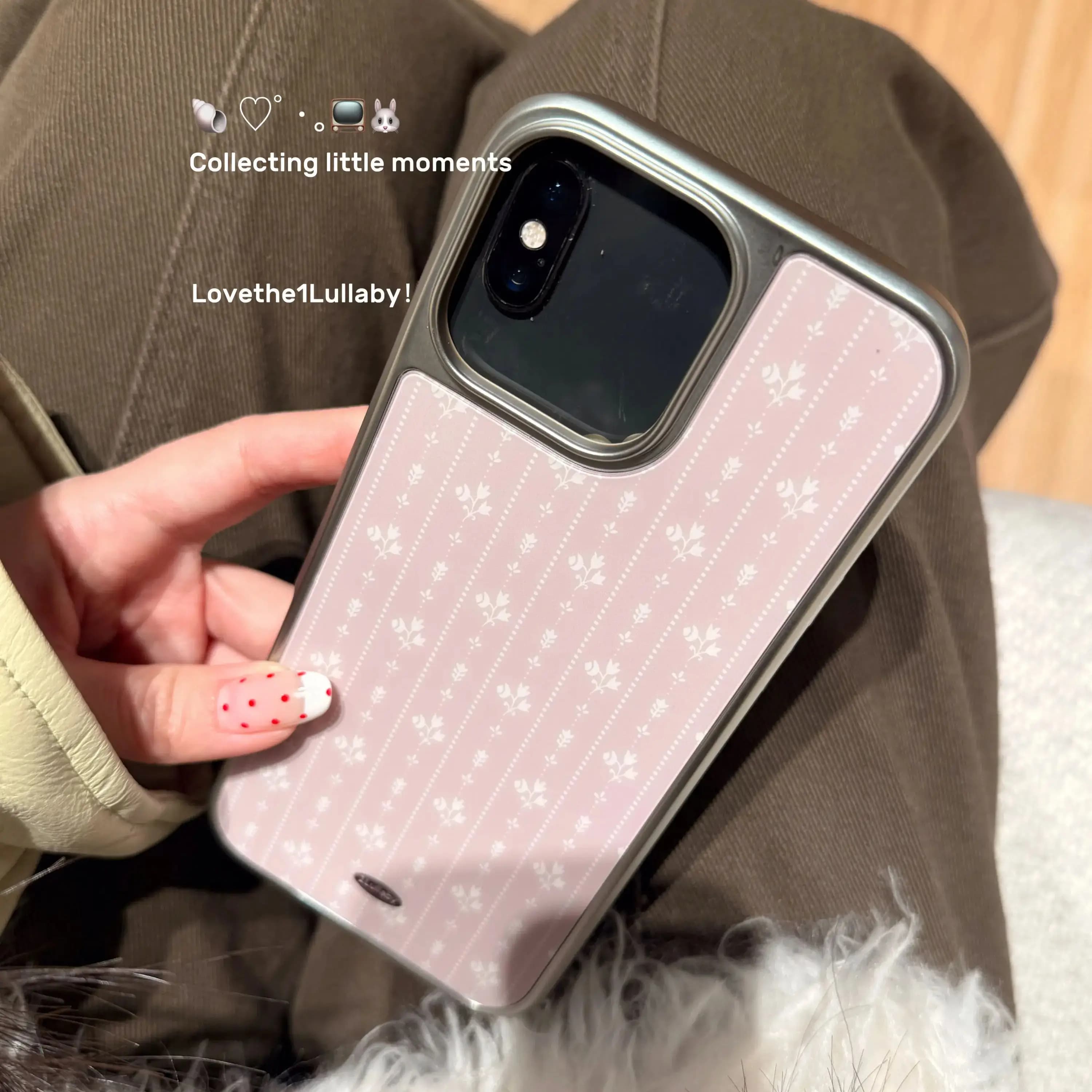 Versatile and fashionable phone case with simple pink lace and silver edge drop effect for Samsung S23 S24 S25 S26 FE ULTRA EDGE PLUS Y2K - Cute cover