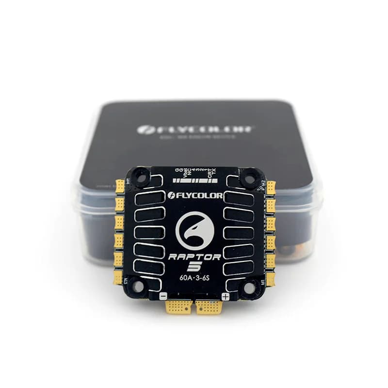 FLYCOLOR Raptor5 4 in1 ESC 60A 45A G701 V5 PWM 128K 3-6S 30 x30mm for FPV Drone Freestyle Flight Controller Stack DIY Parts