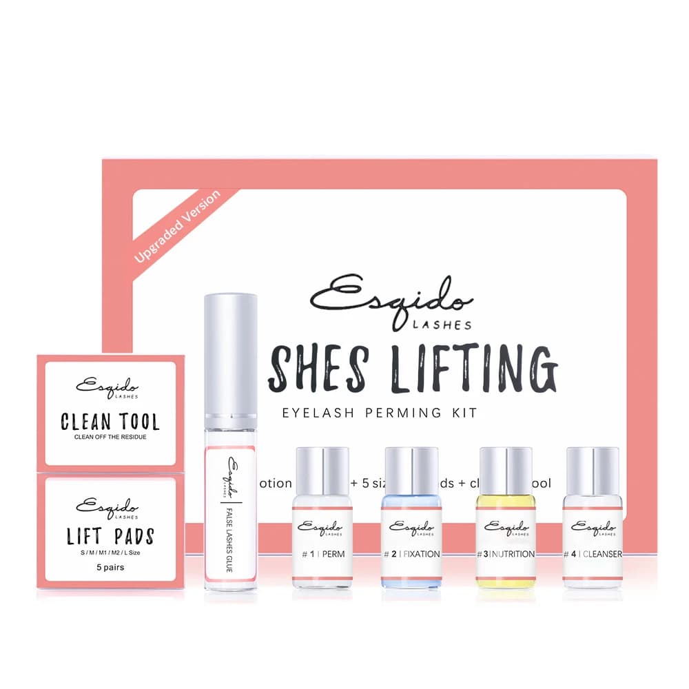 Nuovo Kit Sollevamento Ciglia di Lunga Durata Sollevamento Ciglia Permanente Lozione Fissaggio Colla Curly Lasher Salone di Bellezza Uso Domestico Pro Kit Ciglia