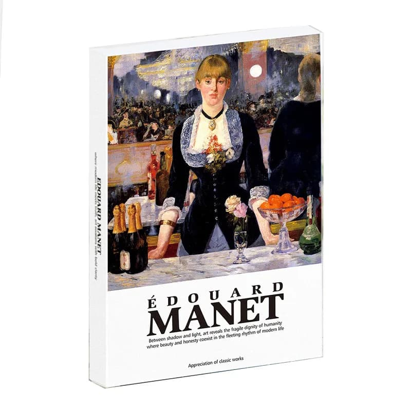 30Pcs Édouard Manet Oil Painting Postcards Vintage Art Cards Message Wish Cards For DIY Journal Wall Decor Gift Stationery