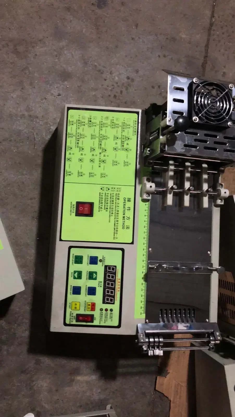 Macchina automatica per nastro Nastro elastico per taglio a freddo e a caldo Tagliatrice per nastro in velcro
