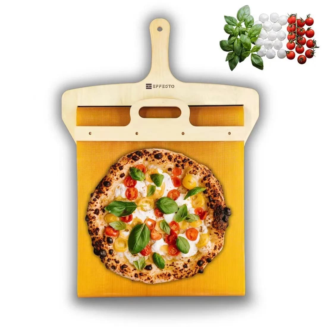 Pala Scorrevole per Pizza - 12 Pollici, Materiali Ecologici in PP per la Protezione Ambientale