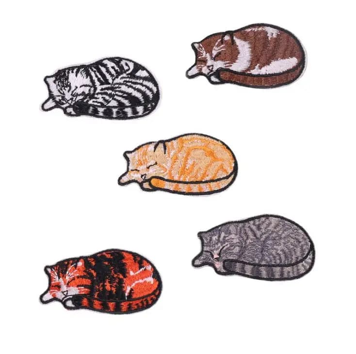 Nuovo arrivo emblema animale toppa ricamata termoadesivo sul motivo applique indumento cappello borsa scarpa riparazione decorazione toppa accessorio fai da te