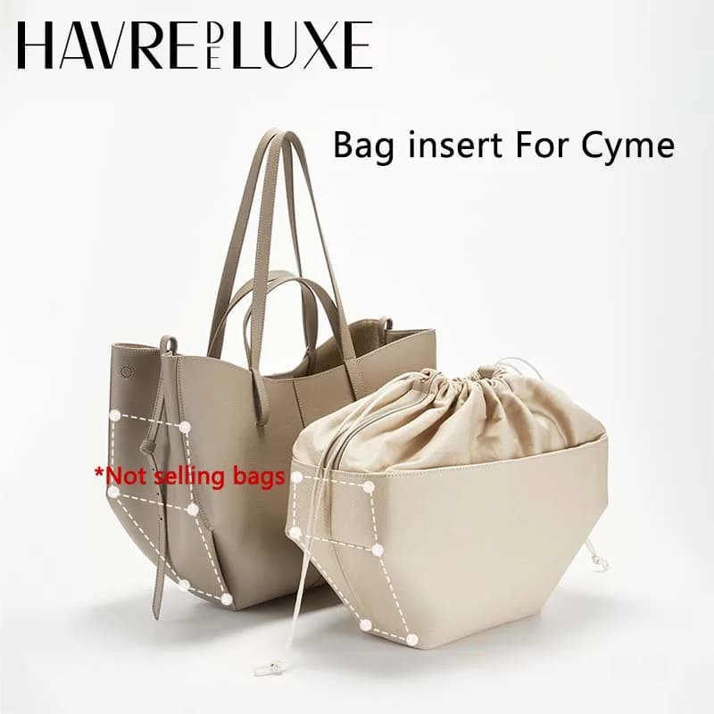 Internal organizer for Cyme Mini Tote bag, bag accessories, to maintain the shape of the Cyme Tote bag.