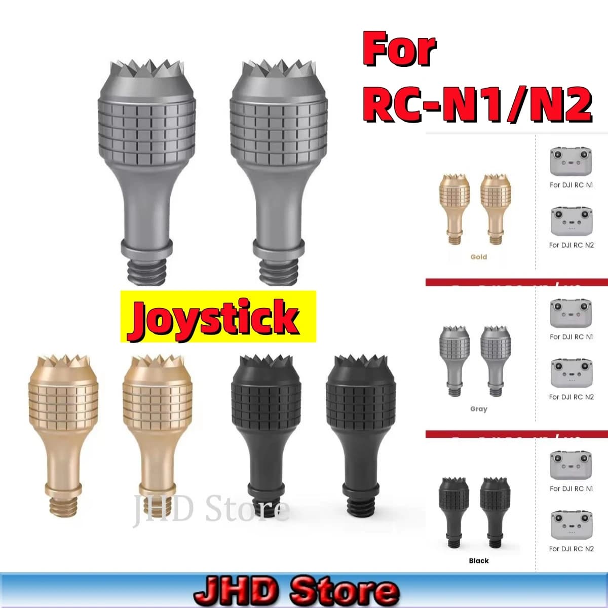 Joystick Per JHDDJI Mavic Air 3/Neo/Mini 4Pro Thumb Rocker Sostituire Stick Per Joystick Pezzo di Ricambio DJI RC N2/N1 Joystick All'ingrosso