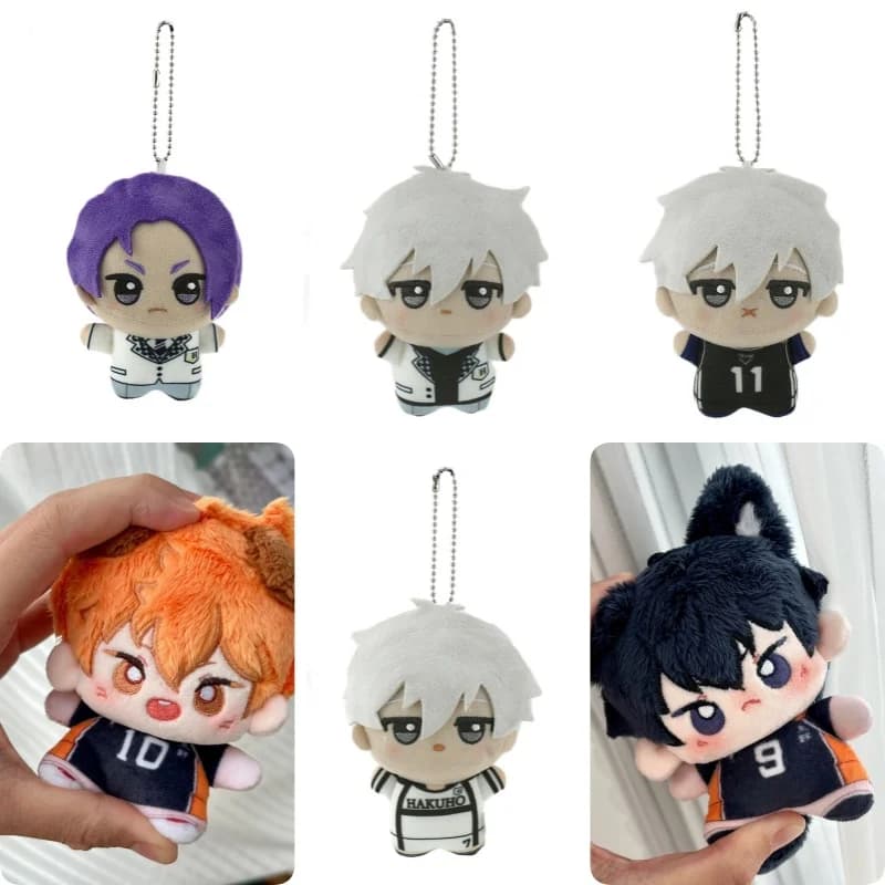 10 centimetri Nuovo Giappone Haikyuu Peluche Giocattolo Hinata Shoyo Portachiavi Tobio Kageyama Yu Nishinoya Borsa Ciondolo Mini Pallavolo Farcito Bambola Regalo