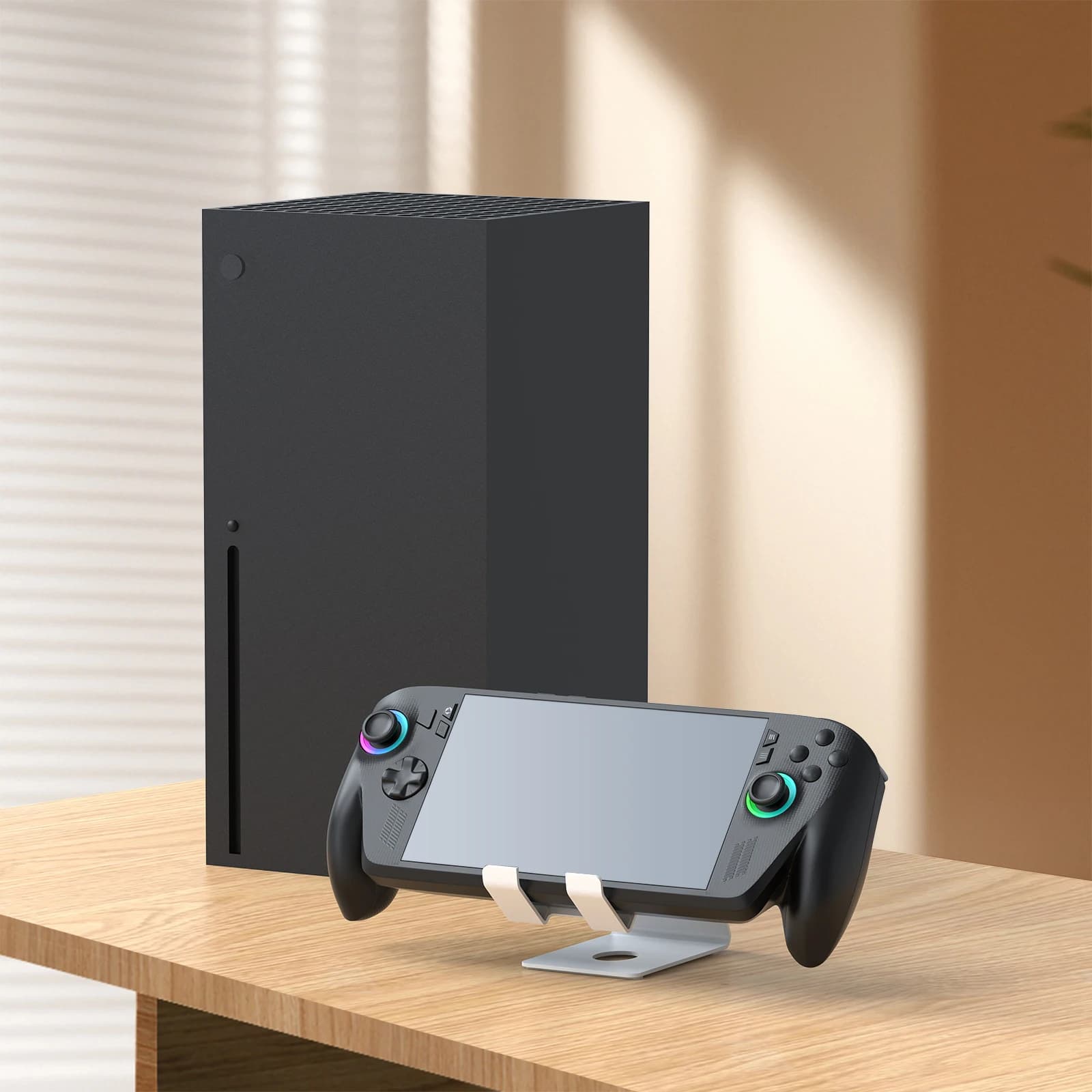 Supporto per Console di Gioco in Metallo, Accessori per Console, Base Portatile per ROG Xbox Ally/X, Switch 2, Steam Deck