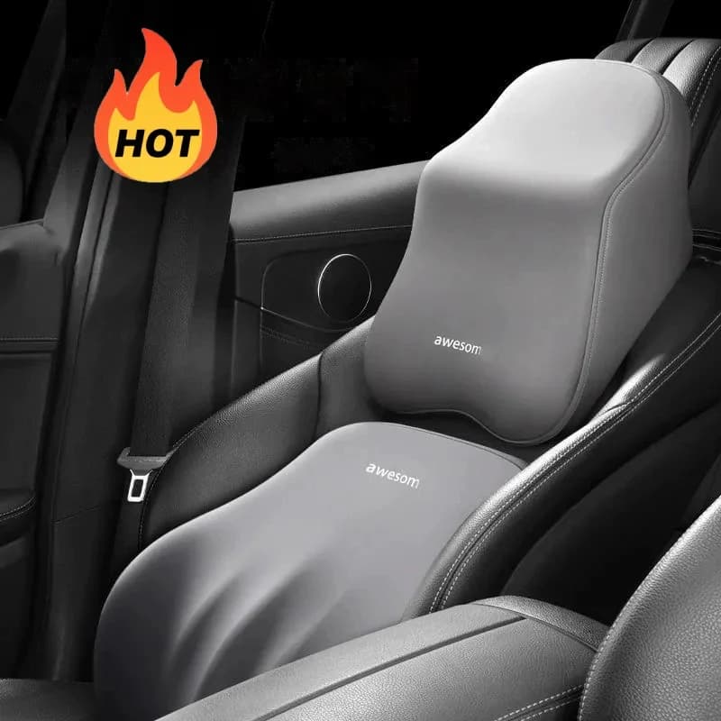 Cuscini ergonomici: nuovi poggiatesta per auto, cuscini lombari, cuscini per sedili del conducente di fascia alta, - poggiatesta o cuscini lombari opzionali