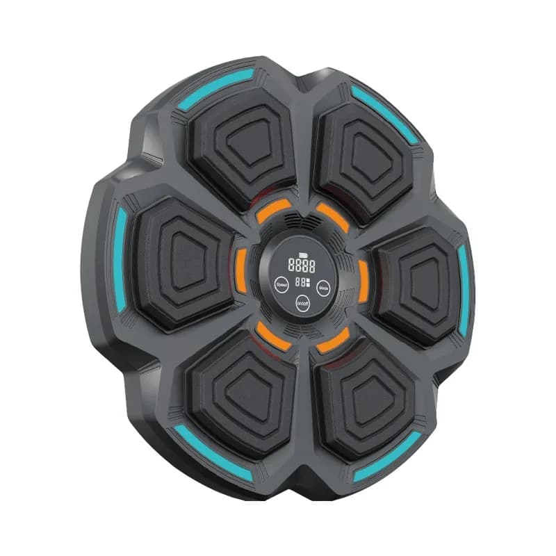 Smart Bluetooth Boxing Bag for Home, Design Without Drilling, Training Device with Lights and Music for Adults and Children