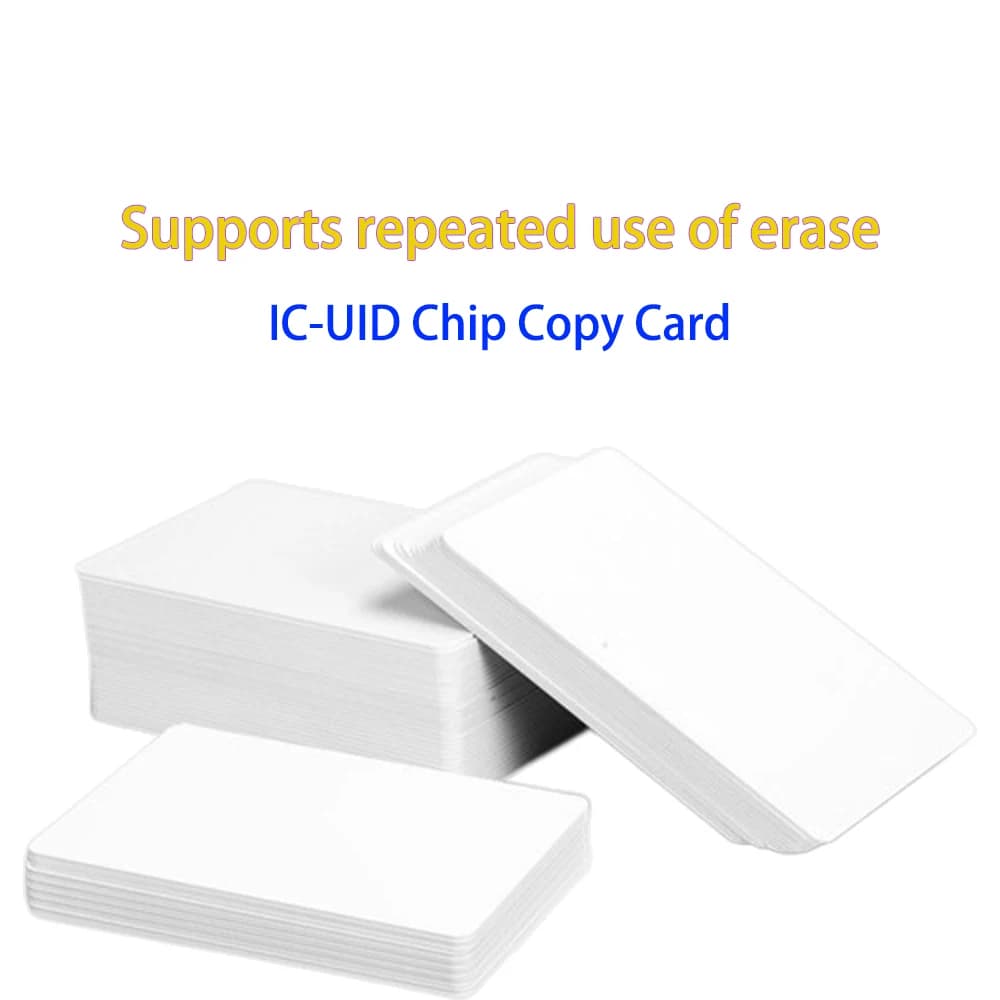 5/10 pz Rfid Smart Nfc Chip Uid Carta Bianca Ic 0 Settore Etichetta Modificabile 13.56 mhz Distintivo Copia Clone 1k S50 Token Leggi E Scrivi