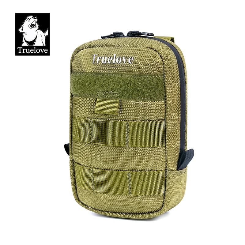 Truelove accessori per animali domestici borsa Multi occasioni in tessuto Oxford borsa da sella per imbracatura per cani campeggio all'aperto escursionismo con cerniera TLB3012