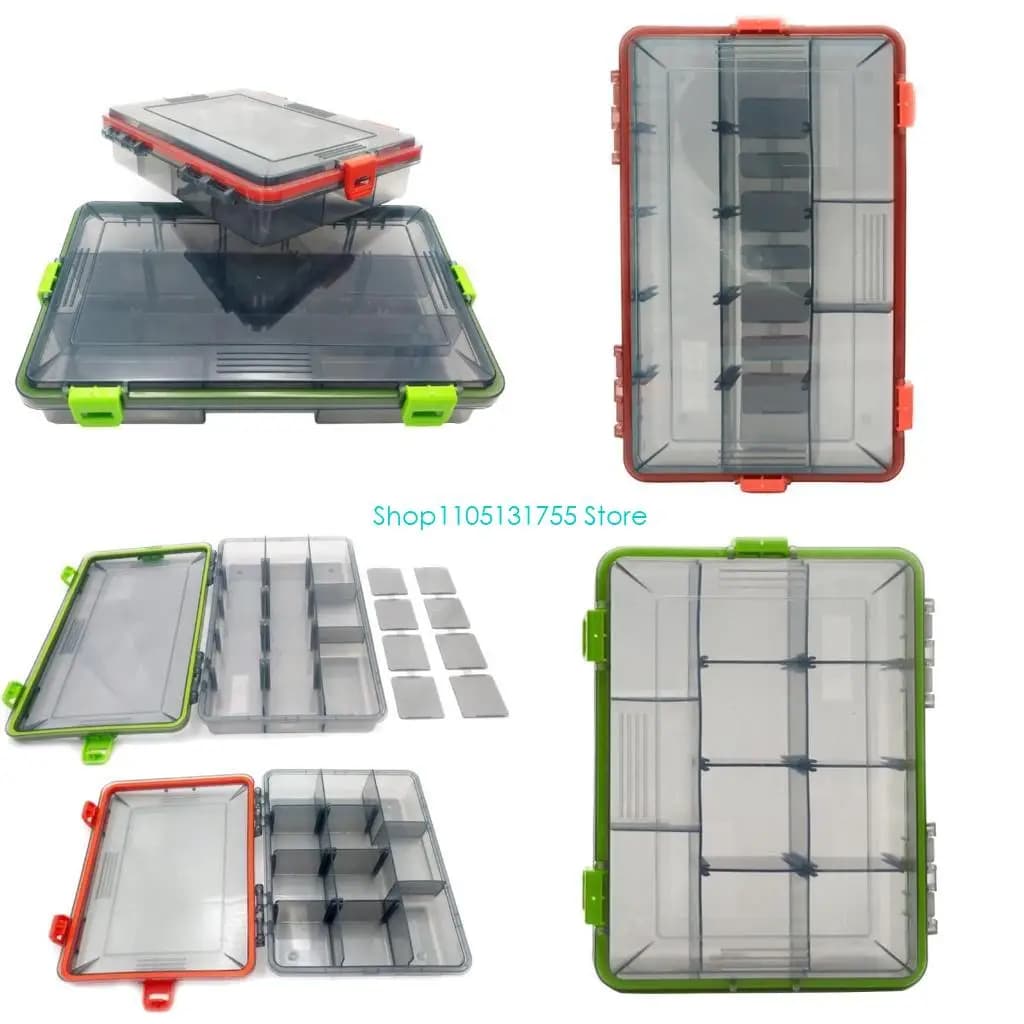 K0EF Fishing equipment box, Waterproof fishing gear box Fishing bait box
