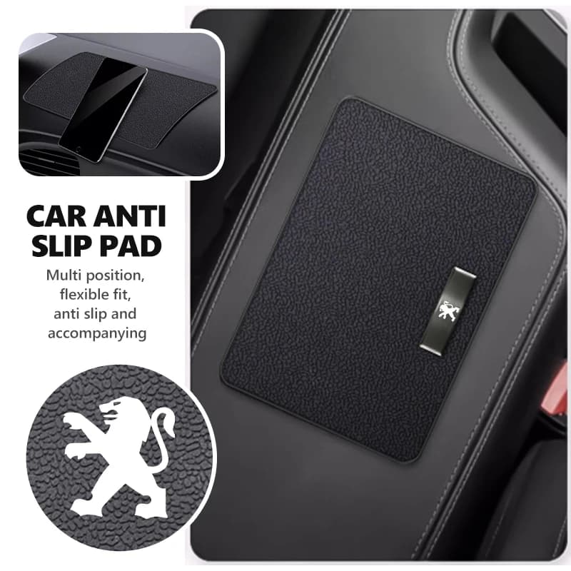 For Peugeot Car Dashboard Sticky Non Slip Mat Phone Holder Anti-Slip Silicone Mat 206 307 308 3008 207 208 407 408 508 2008 5008
