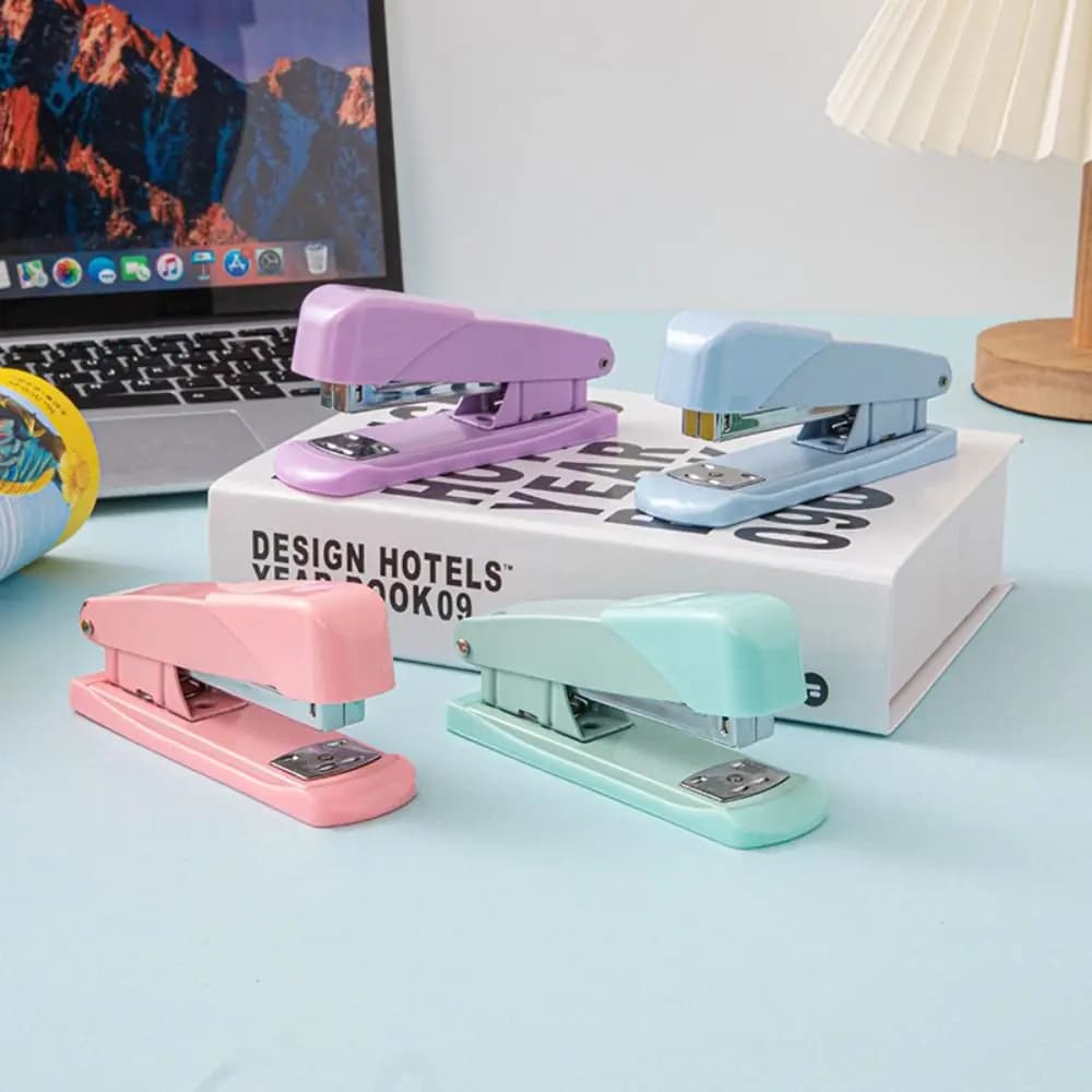 Cucitrice Multifunzione Grande Formato Colore Macaron, Semplice ed Efficiente per Carta, Utensile per Cucitura a Risparmio di Fatica