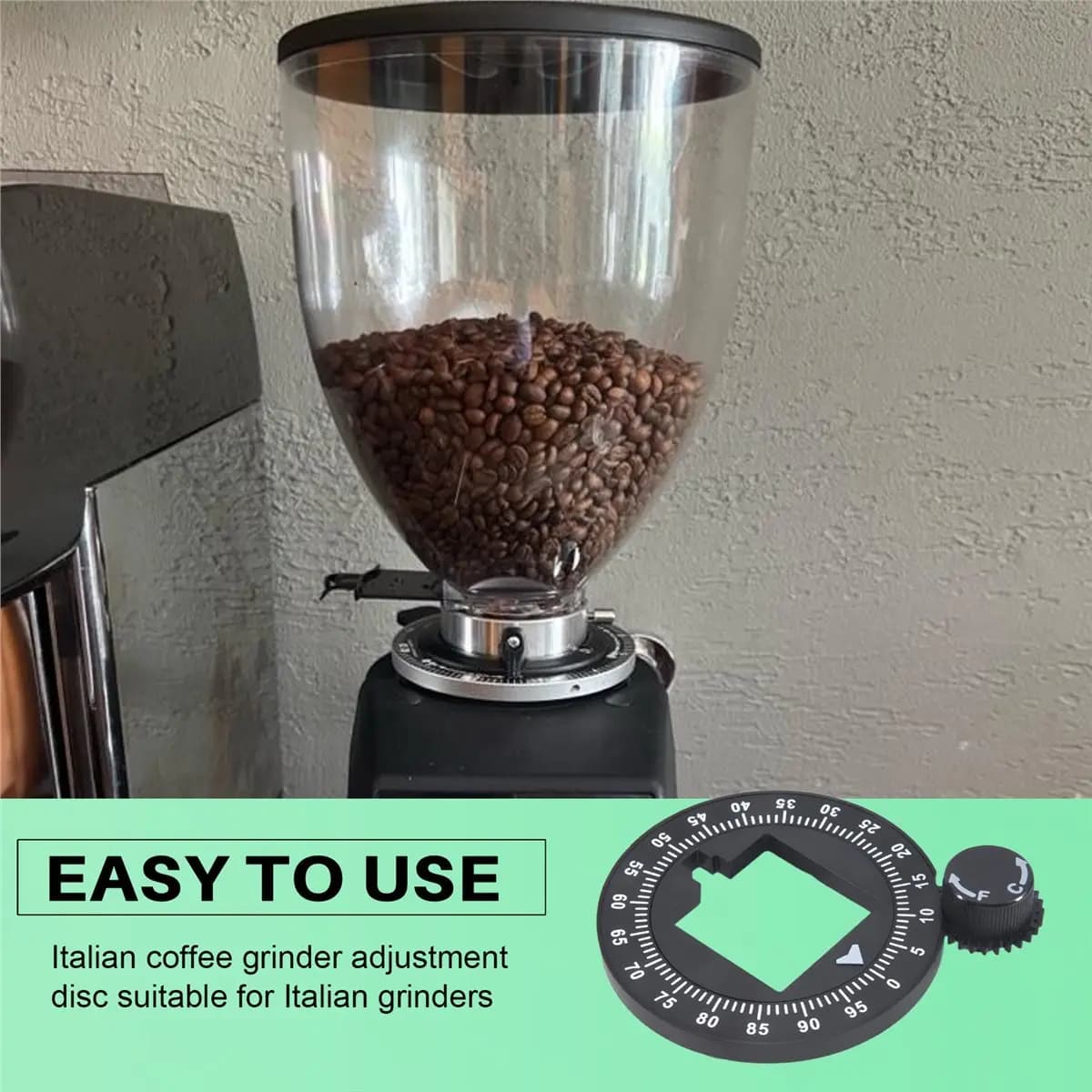 AAAL Grinder Setting Dial for Mignon Specialita Mignon Adjustment Ring for Grinder Accessories Parts