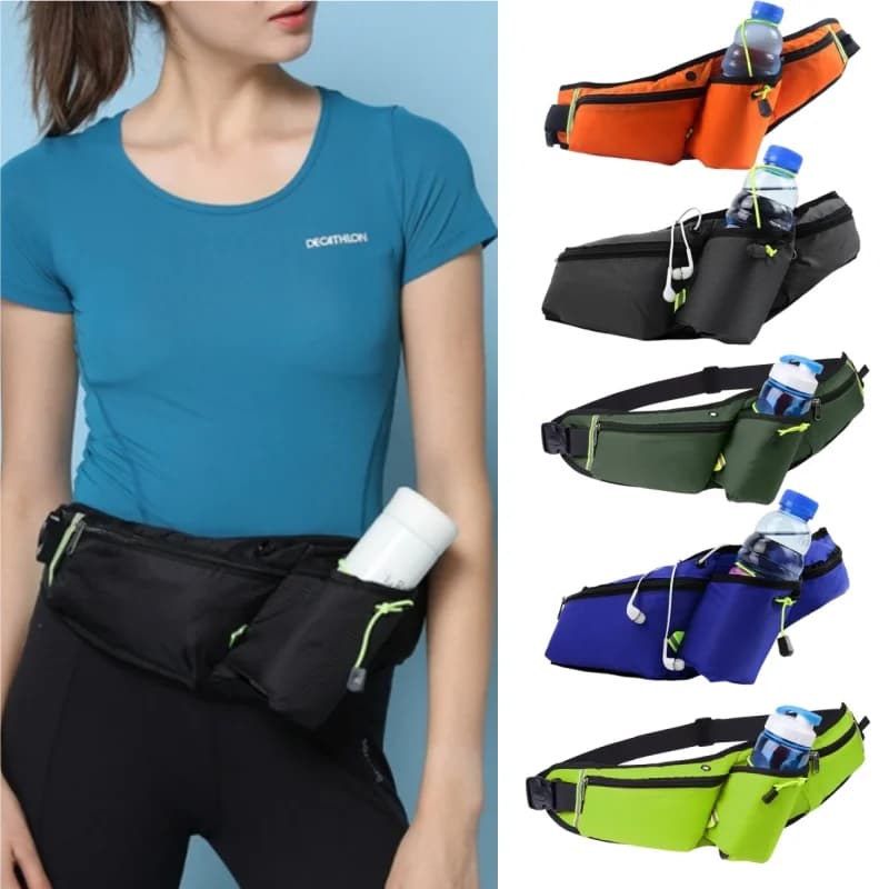 Waterproof reflective backpack for sports hydration, adjustable shoulder strap for racing, hiking, cycling, camping, outdoor, portable