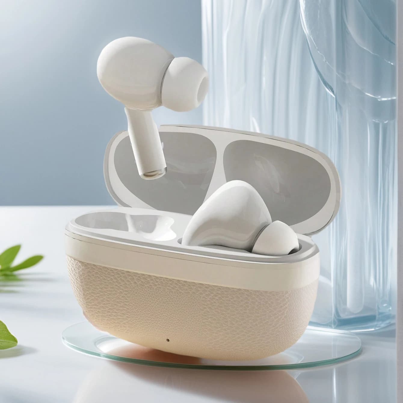 Cuffie Wireless TWS con Cancellazione Attiva del Rumore Air Pro, Audio Immersivo, Ricarica Wireless, Auricolari per Palestra e Corsa