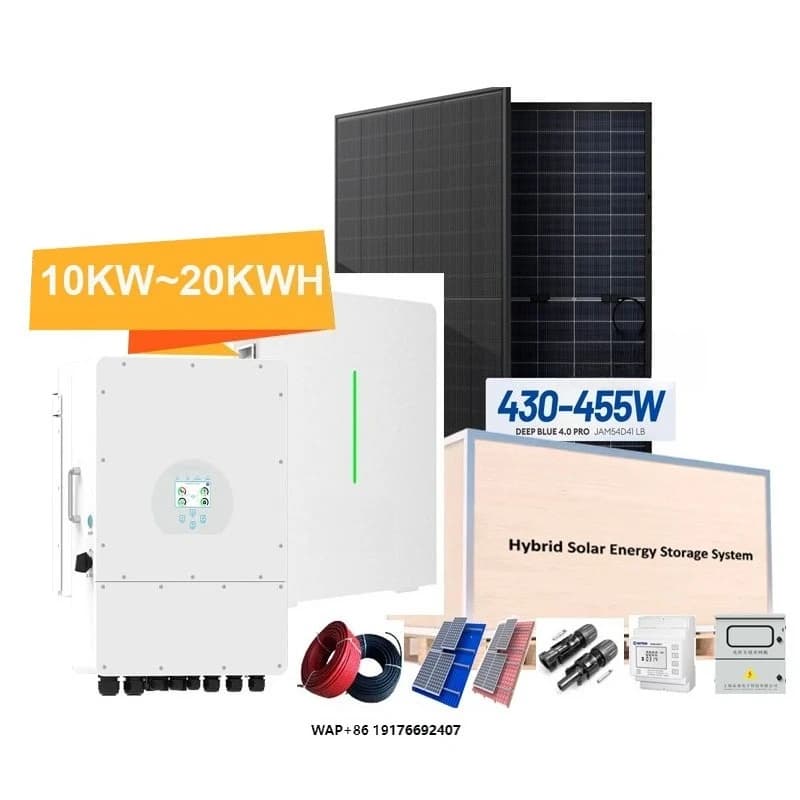 Sistema di Accumulo Energetico Deye 20KWH con Pannelli JA, Batteria LiFePO4 Deye, Inverter Solare 10kW, Sistema Inverter Ibrido Domestico