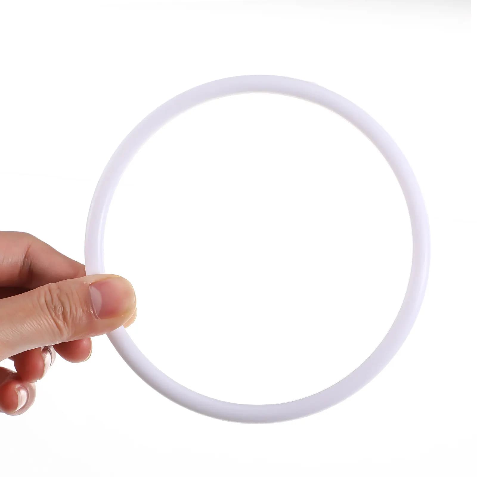 20Pcs Dreamcatcher Ring Plastic Round Hoops White 11Cm DIY Dreamcatcher Material Accessories Frame