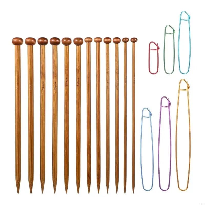 6Pairs Single Pointed Head CNeedle Knitting Needle for Sweater Sock Scarf X3UC