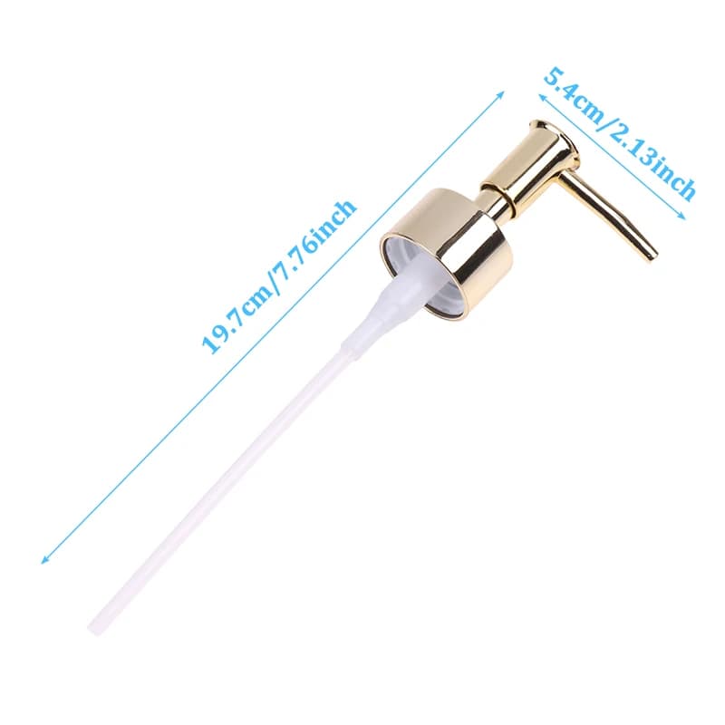 Dispenser di Sapone Liquido in Metallo per Bagno, Pompa di Ricambio per Lozione e Shampoo con Contenitore in Plastica per Bagno