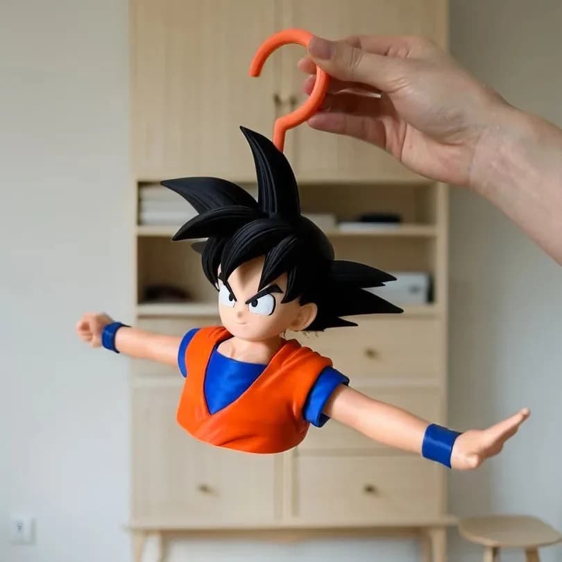 Dragon Ball Son Goku Clothes Hanger Creative Resin Ornament Home Closet Decor Novelty Gift For Anime Fans Adult Collectors